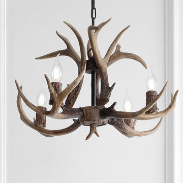 Eldora Adjustable Resin Antler LED Chandelier